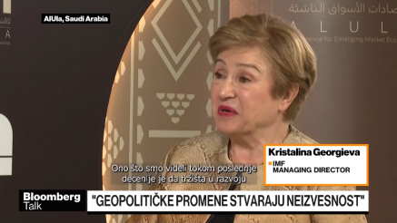 Georgieva: Slab dolar pozitivan za tržišta u nastajanju