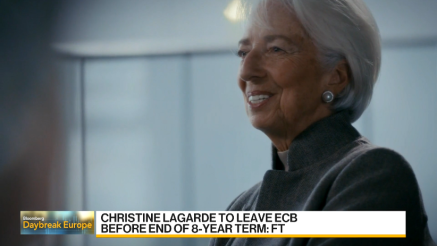 Lagarde napušta ECB pre kraja mandata?