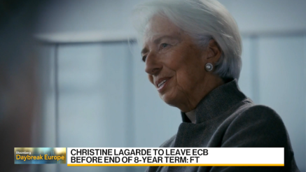 Lagardejeva zapušča ECB pred koncem mandata?
