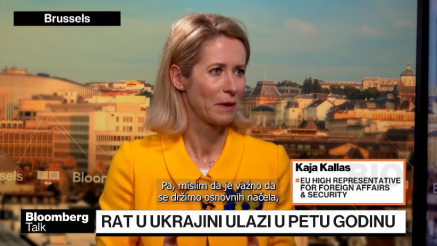 Kallas: SAD moraju pojačati pritisak na Rusiju