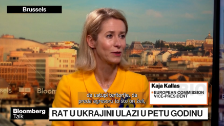 Kallas: SAD moraju pojačati pritisak na Rusiju