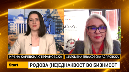 Пљаковска Аспровска: Имаме образовани жени со неискористен потенцијал во бизнисот