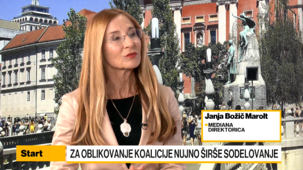 Božič Marolt: Volilno telo se je usmerilo k zmagovalcema, izbira med Izraelci in korupcijo