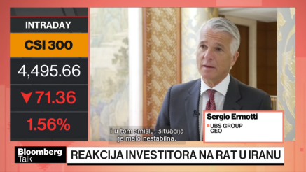 Izvršni direktor UBS-a: Cijene energenata vjerojatno će ostati visoke