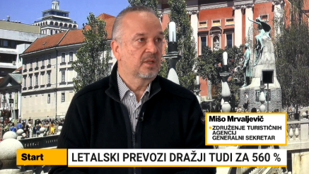 Mrvaljevič: Cene letalskih prevozov ponekod enake kot prej