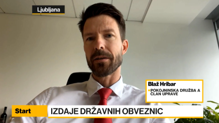 Hribar: Slovenija nima težav z likvidnostjo, razpršitev zadolževanja je dobrodošla