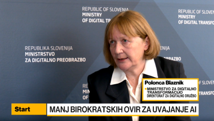 Blaznik: Sprememba pravil prinaša poenostavitev pri izvajanju Akta EU o umetni inteligenci