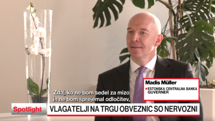 Madis Müller, ECB o inflaciji, gospodarski krizi in obrestniha merah