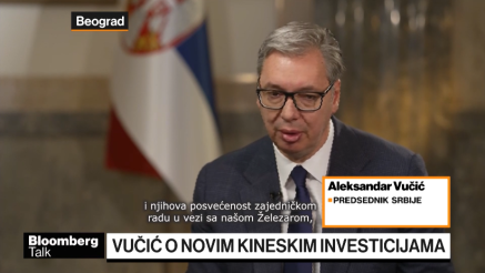 Vučić za Bloomberg o poziciji Srbije između EU, Amerike i Kine