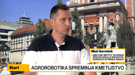 Germšek: Interes za uvajanje robotike v kmetijstvu je velik, kmetijstvo se bo zelo spremenilo