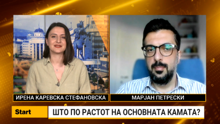 Петрески: Договорот за мир на Блискиот Исток нема веднаш да ги смири инфлациските ризици