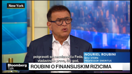 Roubini: Sudbinu ekonomije ne određuje Fed