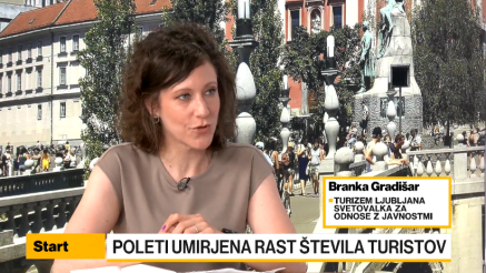 Gradišar: Veseli nas, da se število nočitev v Ljubljani povečuje hitreje od obiska