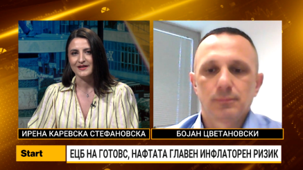 Цветановски: Покрај инфлацијата, растот на каматите го билдаат и ВИ-инвестициите