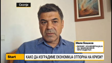 Бошков: Домашните компании научија од кризите, но ризиците остануваат
