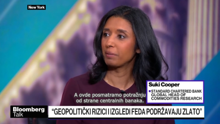 Standard Chartered: Zlato bi moglo dostići 5.000 $ za uncu