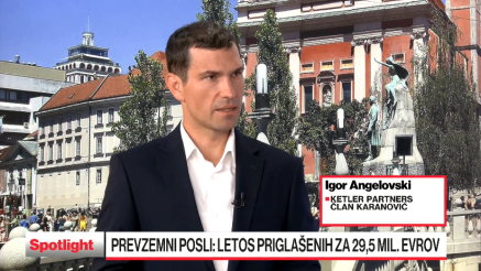 V Sloveniji za 1,5 milijarde evrov potencialnih prevzemov