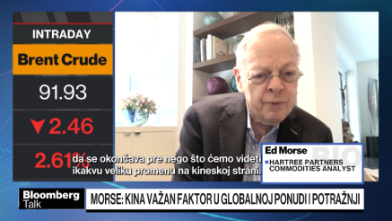 Morse: Pad potražnje za naftom u Kini ublažava posljedice sankcija Iranu