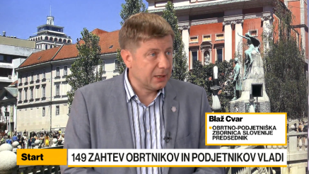 Cvar: Večina zahtev vladi se nanaša na debirokratizacijo in finančne razbremenitve dela
