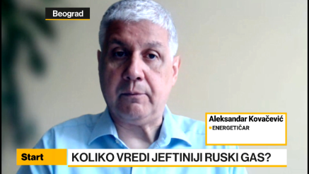Kovačević: Neizvesno snabdevanje Srbije energetima, u riziku da ostane bez gasa