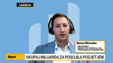 Šimonka: SID Banka letno podjetjem namenja 200 milijonov, interes je velik