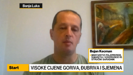 Kecman: Rast cijena sirovina i veliki fokus na uvoz utiču na poljoprivrednu proizvodnju u BiH