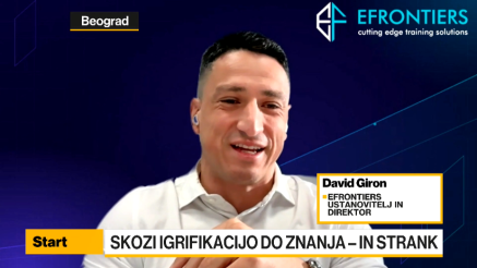Giron: Z igrifikacijo nameravamo ljudi o financah izobraževati tudi v regiji Adria