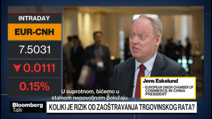 Trgovinski sporazum s Kinom test za evropsko jedinstvo