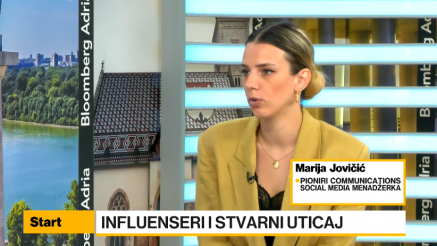 Jovičić: Influenseri - neizostavni deo marketinške kampanje
