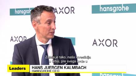Hans Juergen Kalmbach, Hansgrohe CEO