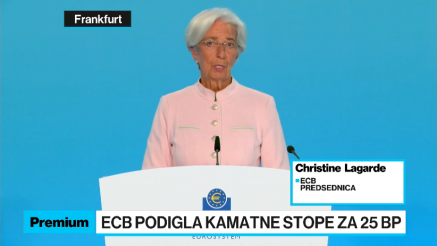 Lagarde: Povećanje kamate kao odgovor na otpornu inflaciju