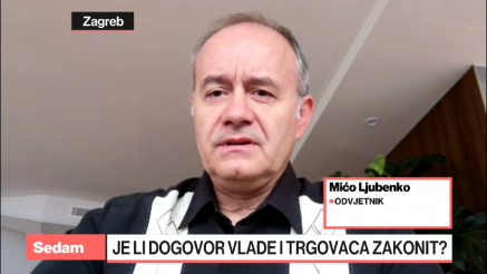 Ljubenko: Zakon ne definira dogovor vlade i trgovaca