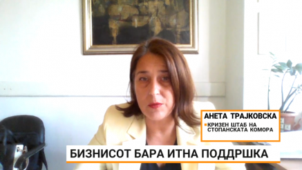 Анета Трајковска, потпретседателка на СКМ- за барањата на компаниите во енергетската криза