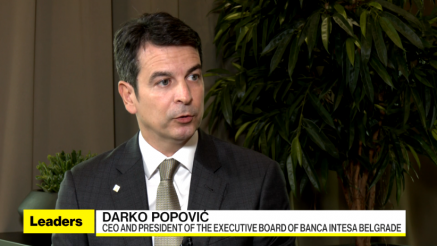 Darko Popović  Banca Intesa Beograd Executive Board President