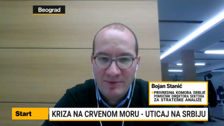 Stanić: Sukob u Crvenom moru veliki problem pojedinim firmama