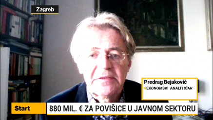 Bejaković: Povišice u javnom sektoru povećat će i stopu inflacije