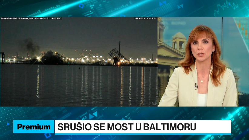 Srušio se most u Baltimoreu, traga se za preživjelima