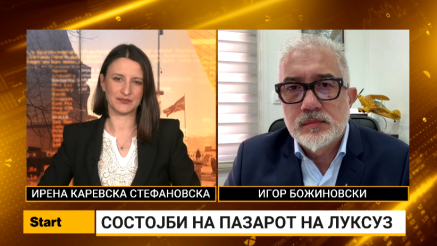 Божиновски: Неможноста за поврат на ДДВ е пречка за луксузните брендови во С.Македонија