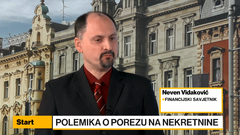 Vidaković: Polemika o porezu na nekretnine