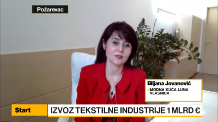 Jovanović: Izvoznici tekstila fokusirani na region