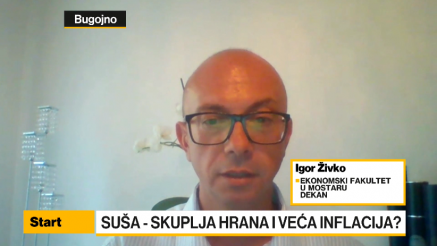 Živko: Možemo očekivati rast inflacije uslijed rasta cijena hrane