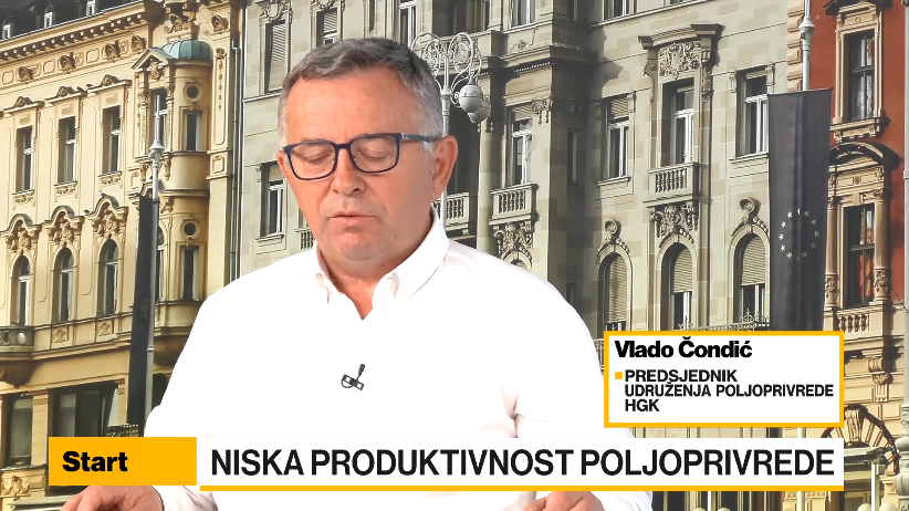 Čondić: Produktivnost hrvatske poljoprivrede na 35% EU prosjeka