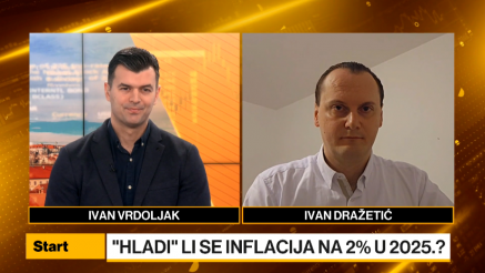 Dražetić: Inflacija u Hrvatskoj 2025. ostaje iznad 4%