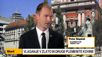 Slapšak: Zlato in srebro zadnja leta dosegata osem do 10-odstotne donose