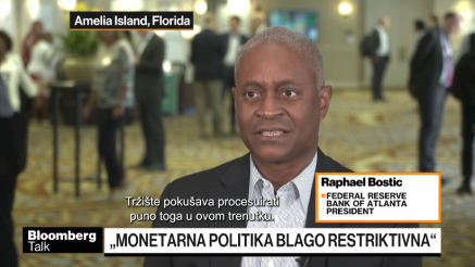 Bostic: Očekujem duge trgovinske pregovore i jedno smanjenje kamata 2025.