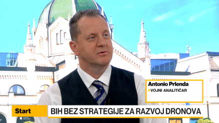 Prlenda: Politika koči razvoj programa naoružanih dronova u BiH