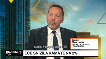 Stournaras: Smanjenje kamata više nije na dnevnom redu