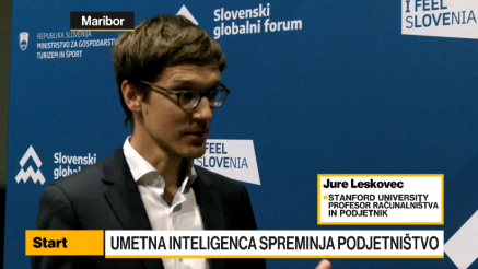 Leskovec: Umetna inteligenca spreminja podjetništvo
