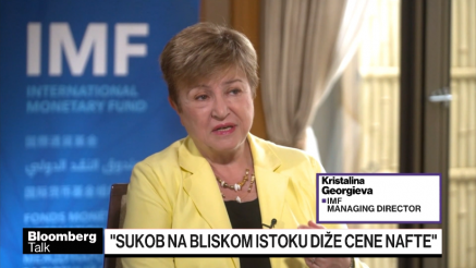 Georgieva: Sukob na Bliskom istoku i trgovinske tenzije pretnja globalnom rastu