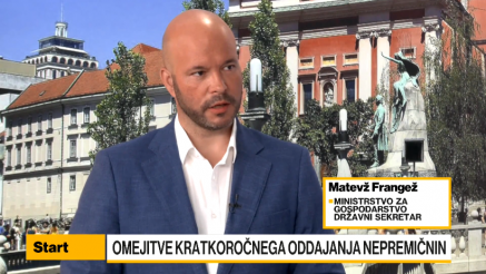 Frangež: Pri omejitvah kratkoročnega najema bo ključna vloga občin